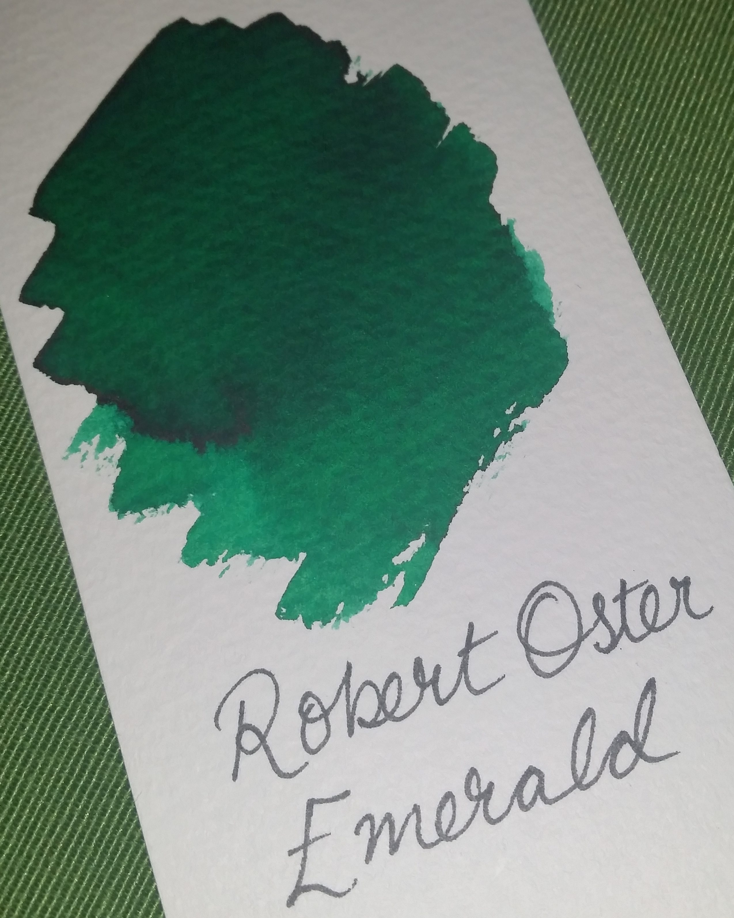 Robert Oster Emerald ink